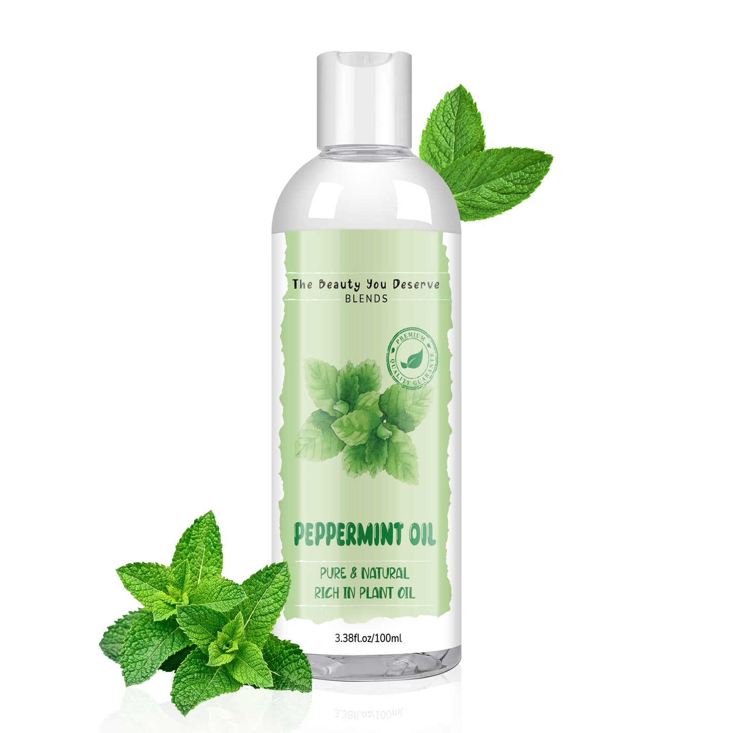 Grocerism 100% Pure Natural Peppermint Essential Oil - Premium Grade for Diffusers, Skin, Aromatherapy & Massage - Essential Oil - 100ml