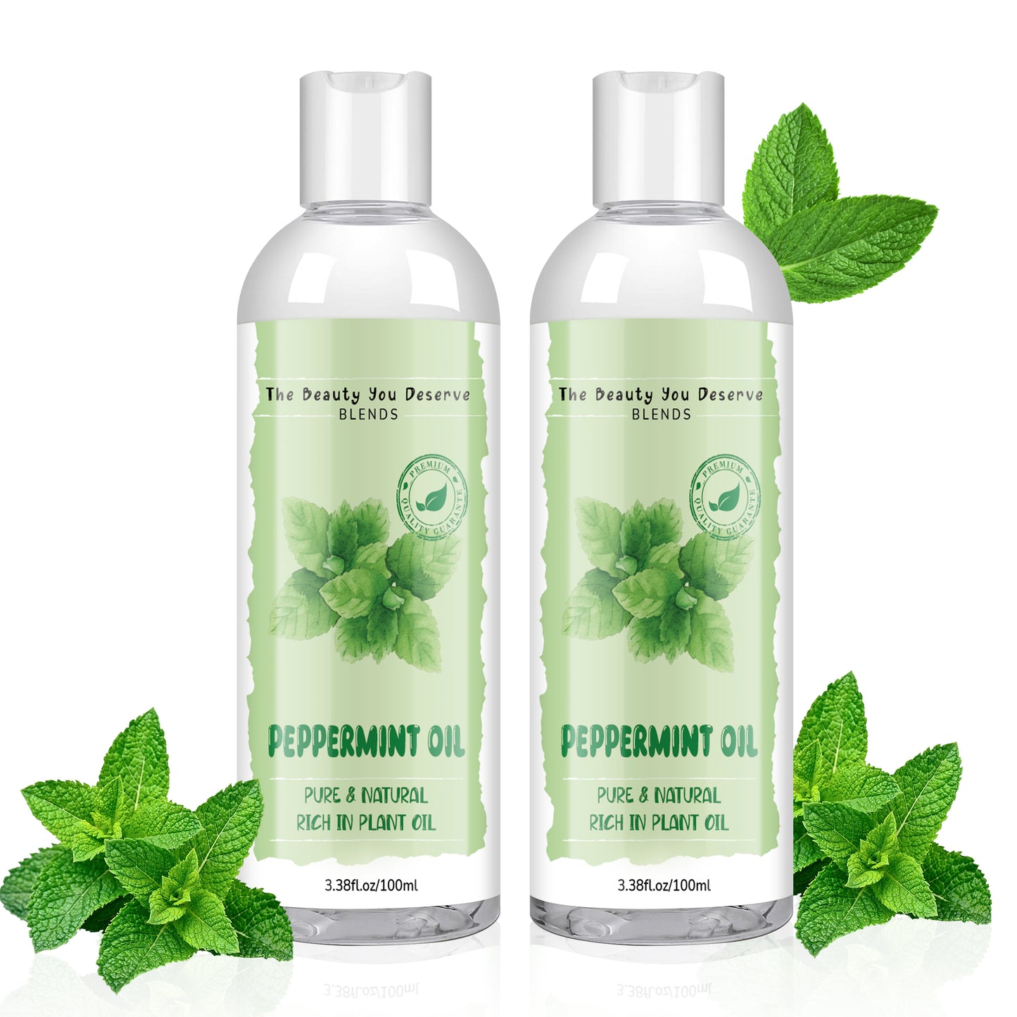 Grocerism 100% Pure Natural Peppermint Essential Oil - Premium Grade for Diffusers, Skin, Aromatherapy & Massage - Essential Oil - 100ml