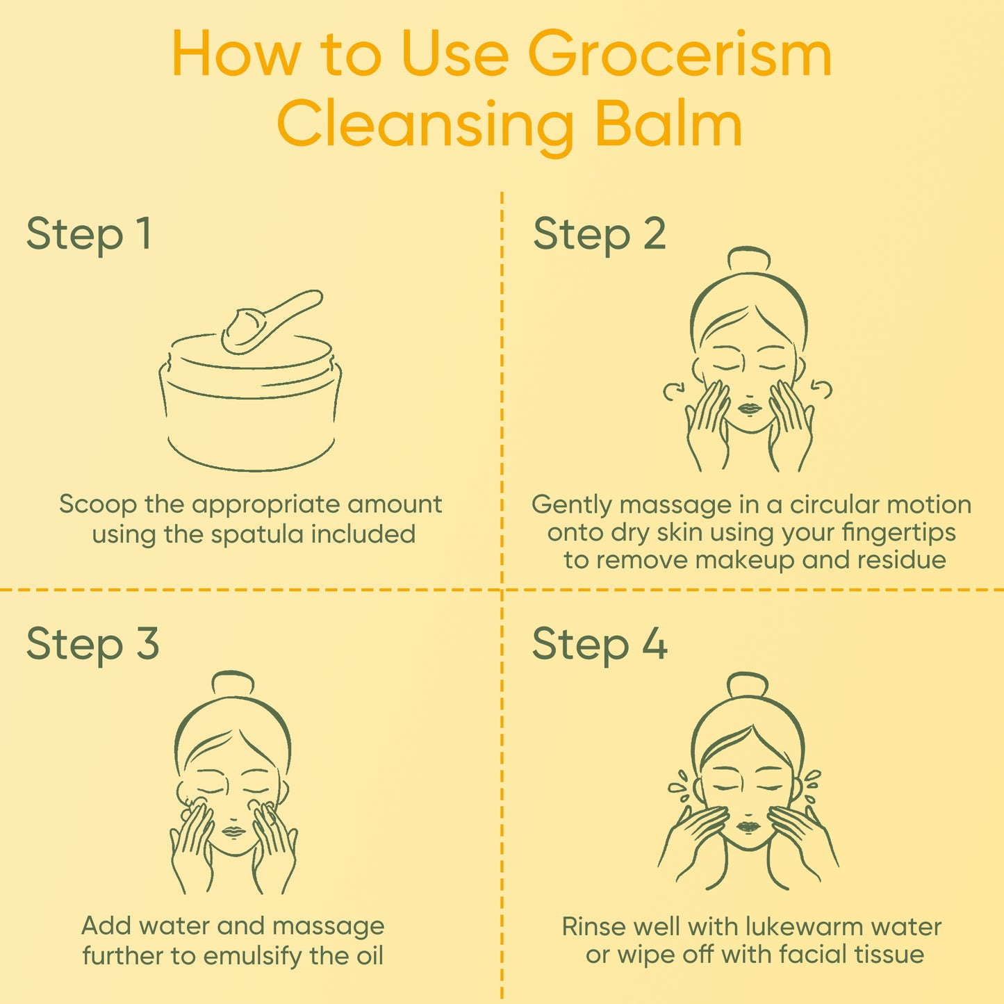 Grocerism Makeup Cleasing Balm- Manuka Honey Makeup Remover + Oil Based Cleanser - Gentle Exfoliating Double Cleanser - Melts From Balm to Milky Lather (3.53oz / 100g)