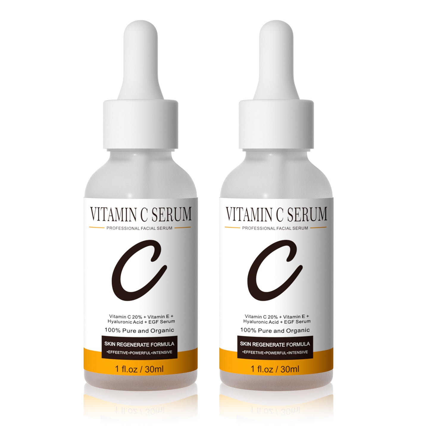 Grocerism 20% Vitamin C & 1.5% Vitamin E Serum for Dark Spot Corrector, Hydrating & Gentle Skin Repair - Facial Serum - 30ml