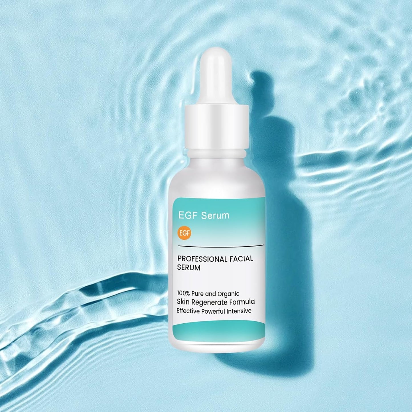 Grocerism EGF Serum - Skin Growth Factor for Tone Improvement, Wrinkle Fading, Moisturizing & Hyperpigmentation Correction - Facial Serum - 30ml