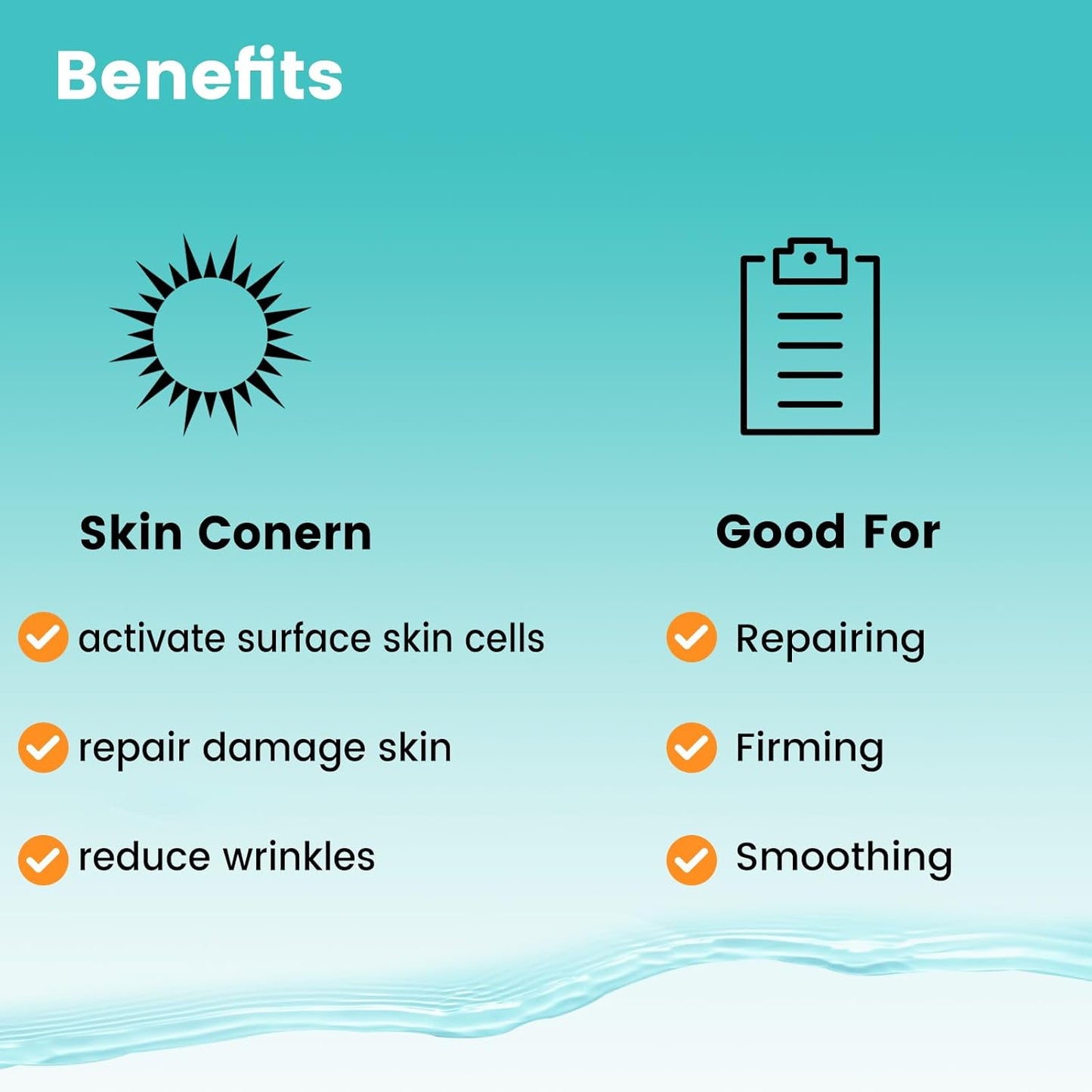 Grocerism EGF Serum - Skin Growth Factor for Tone Improvement, Wrinkle Fading, Moisturizing & Hyperpigmentation Correction - Facial Serum - 30ml
