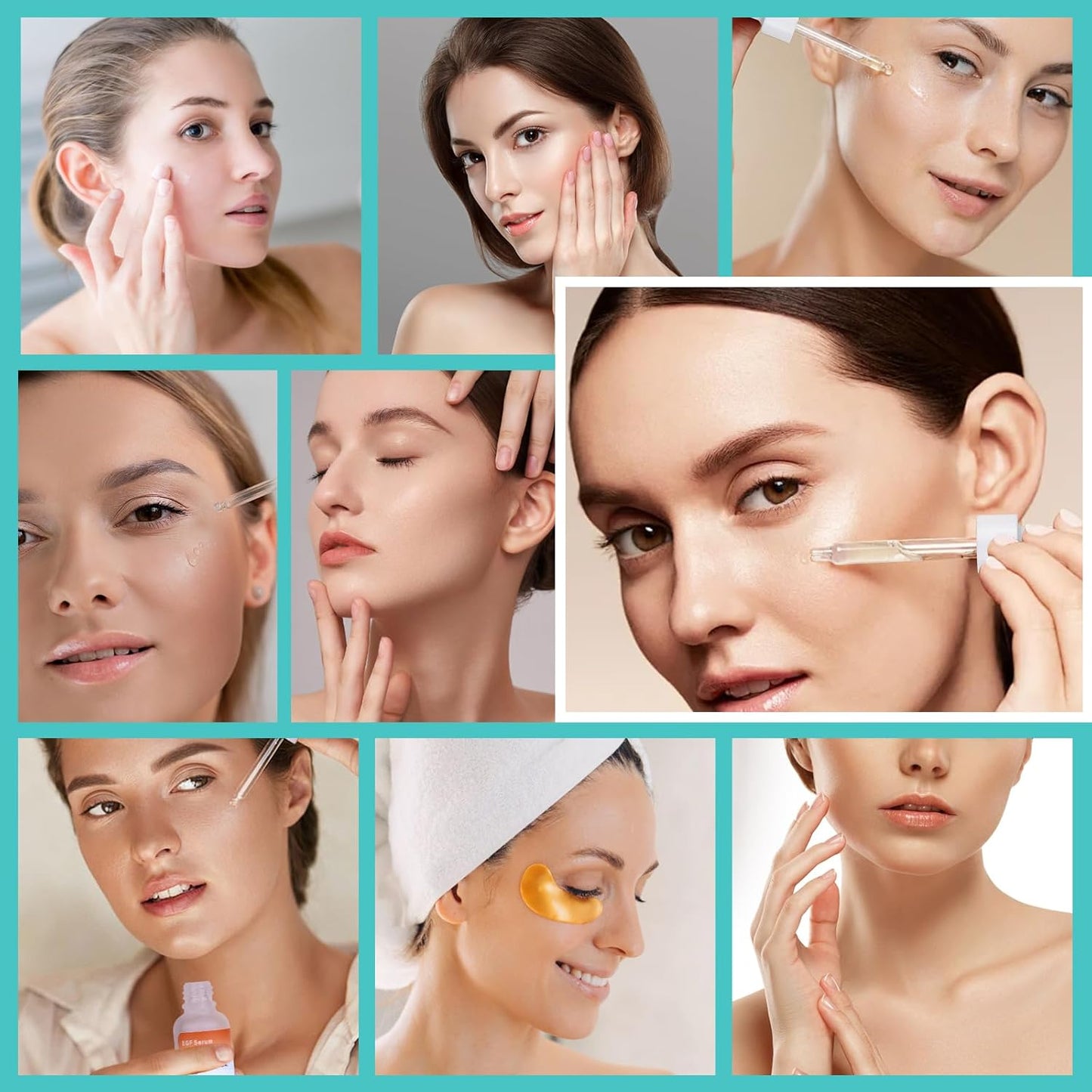 Grocerism EGF Serum - Skin Growth Factor for Tone Improvement, Wrinkle Fading, Moisturizing & Hyperpigmentation Correction - Facial Serum - 30ml
