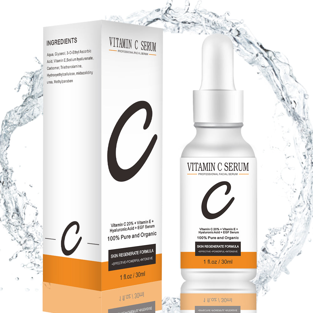 Premium 20% Vitamin C Serum For Face - Boost Skin Collagen,Hydrate & Plump Skin, Anti Aging & Wrinkle Facial Serum 30ml