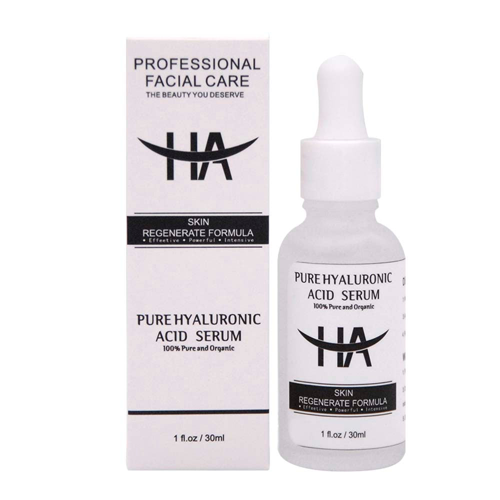 Pure Hyaluronic Acid Serum for Face - Plumping, Anti-Aging, Hydrating - Fragrance-Free - 1 Fl Oz