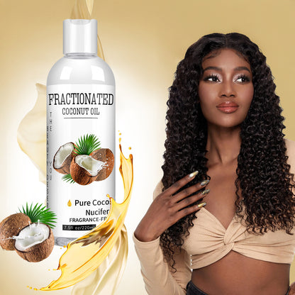Grocerism Fractionated Coconut Oil - 7.5fl oz for Skin, Hair & DIY - Carrier & Massage Oil