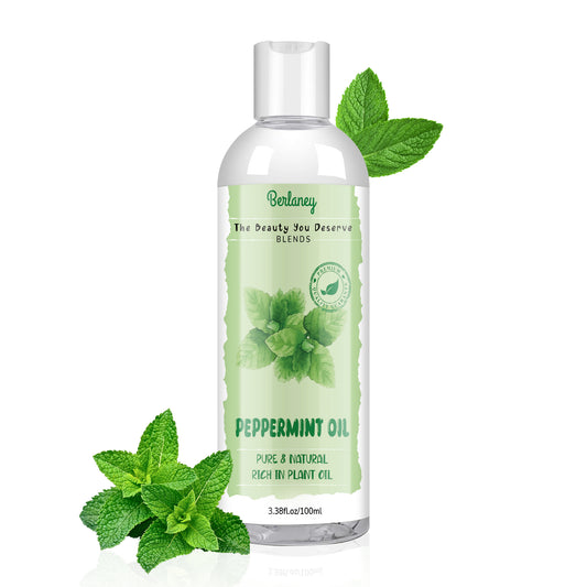 MAJESTIC PURE Peppermint Essential Oil with Glass Dropper | 100% Pure and Natural Peppermint Oil | Premium Grade Essential Oils for Diffusers, Skin, Aromatherapy, Massage | 3.38 Fl Oz