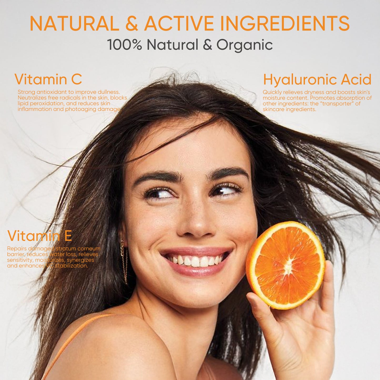 Premium 20% Vitamin C Serum For Face - Boost Skin Collagen,Hydrate & Plump Skin, Anti Aging & Wrinkle Facial Serum 30ml