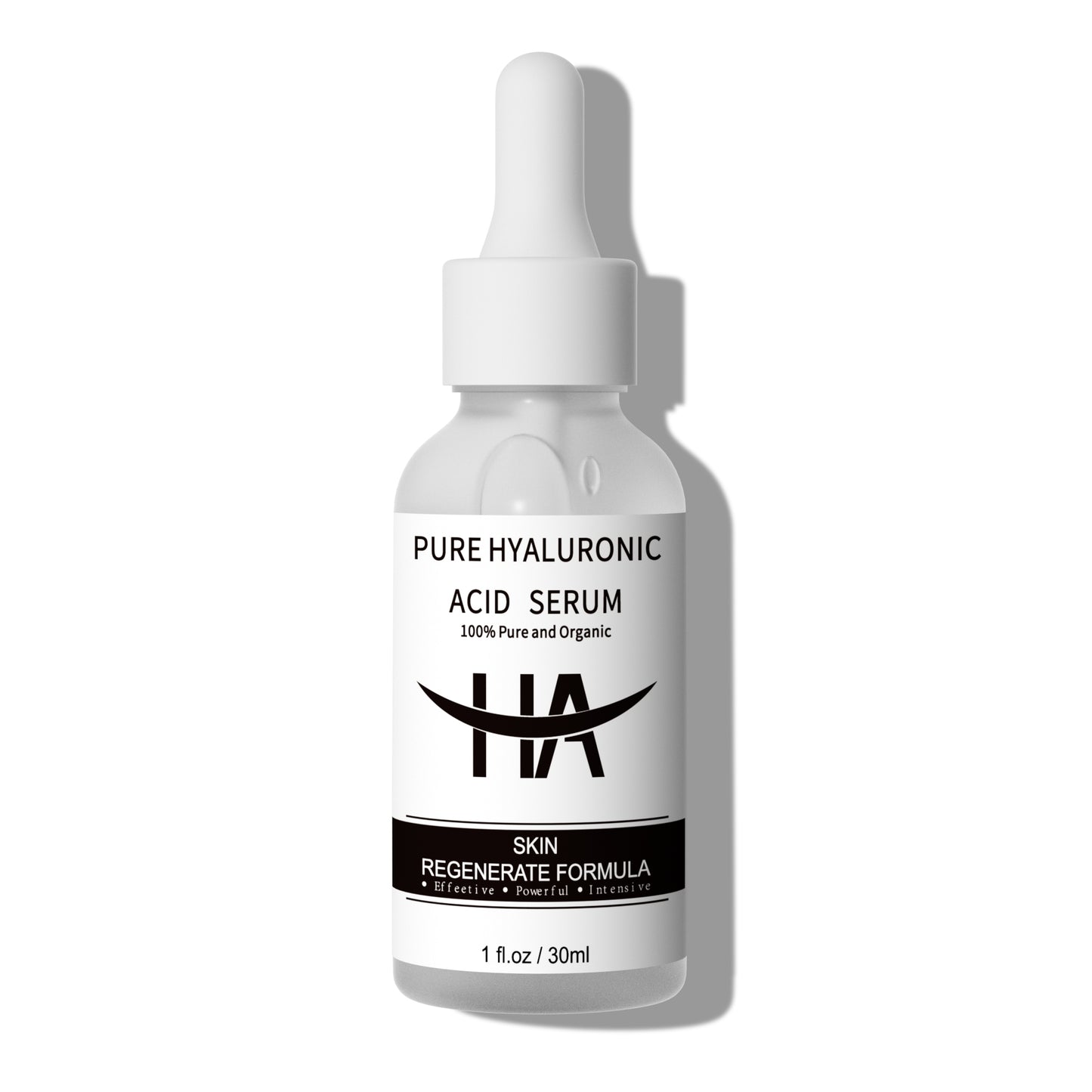 Pure Hyaluronic Acid Serum for Face - Plumping, Anti-Aging, Hydrating - Fragrance-Free - 1 Fl Oz