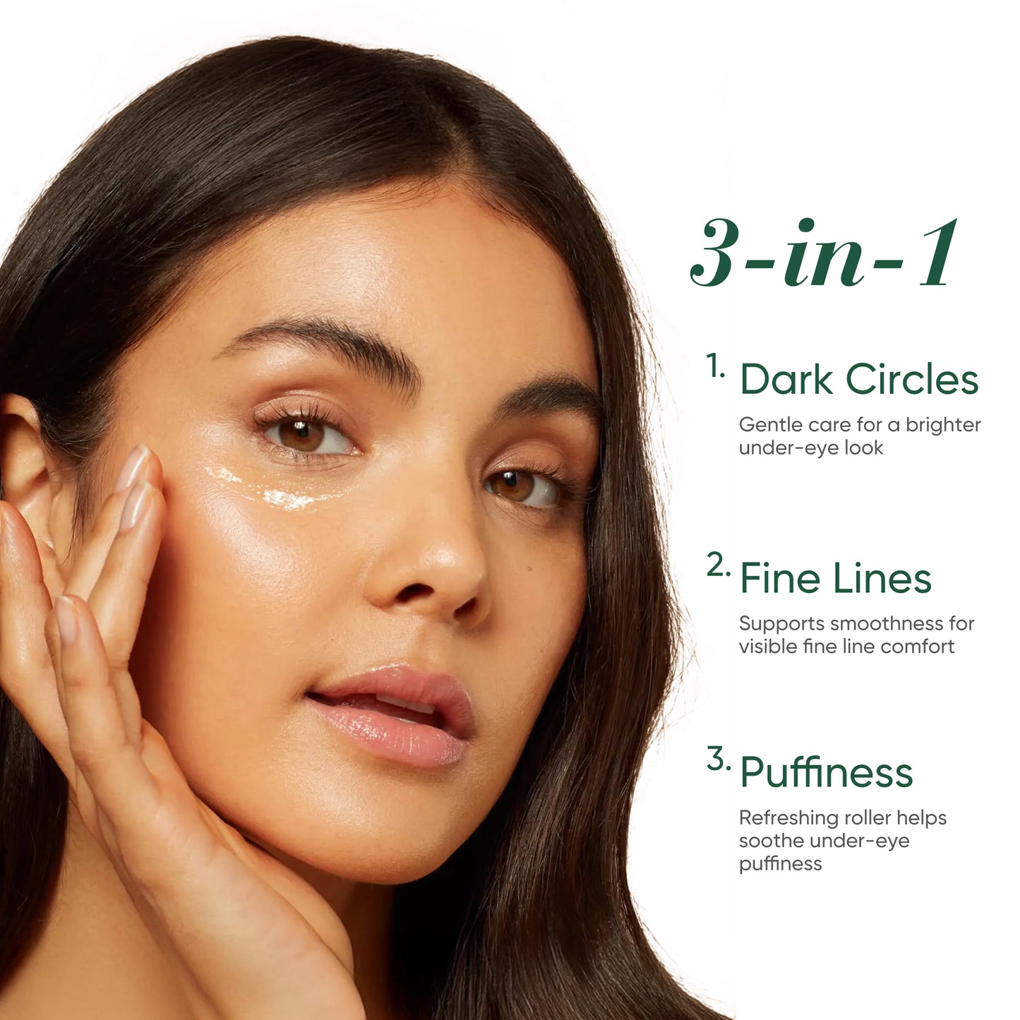 Grocerism Firming Eye Cream with Centella, Hyaluronic Acid, Collagen - For Dark Circles & Puffy Eyes, Wrinkle Defense (1.05 Fl Oz)