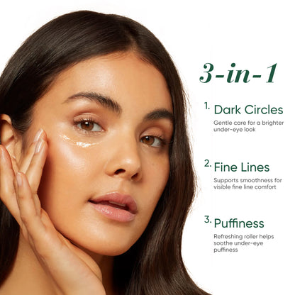 Grocerism Firming Eye Cream with Centella, Hyaluronic Acid, Collagen - For Dark Circles & Puffy Eyes, Wrinkle Defense (1.05 Fl Oz)