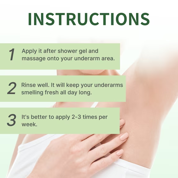 Body Scrub and Armpit Scrub 8.8oz || with Peppermint and Aloe Vera for Odors Removing, Exfoliating, Moisturizing, Smoothen and Tighten, Also Underarm Detox for Legs, Knee, Feet, Arms and Hands