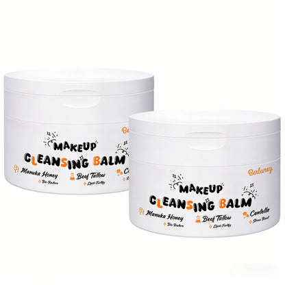 Berlaney Cleansing Balm - Waterproof Makeup Remover, Pore Cleansing (Washes Residue), Non-Greasy & No Tightness, Gentle for Sensitive/All Skin