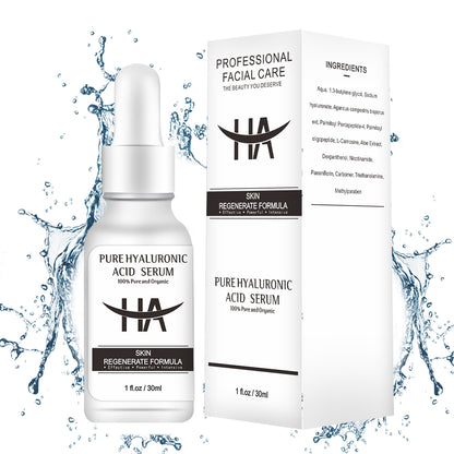 Pure Hyaluronic Acid Serum for Face - Plumping, Anti-Aging, Hydrating - Fragrance-Free - 1 Fl Oz